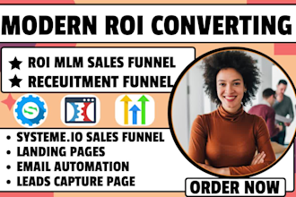 build systeme io mlm sales funnel, systeme io website, mlm recruitment funnel
