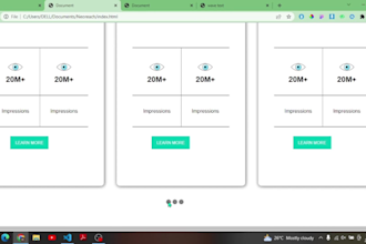 create html css  and javascript animation