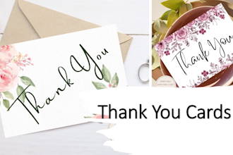 create digital wedding and thank you cards