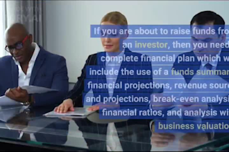 do financial model and financial plan with full assumptions