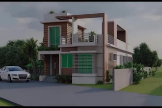 design 3d exterior architectural house modelling