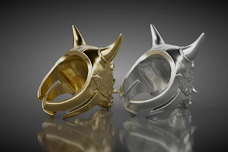 jewelry design for 3d printing and rendering