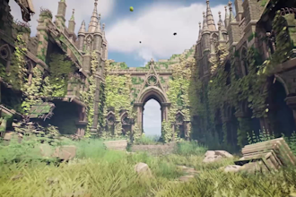 create 3d game environment vr chat world in blender and unreal engine 5