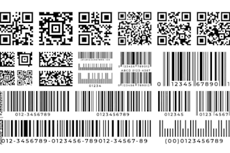 design barcode labels, stickers, hang tags, price tags