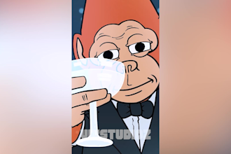 animate viral 2d memecoin videos like pepe