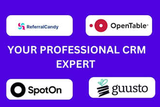 be your professional in referralcandy, opentable, guusto, spoton
