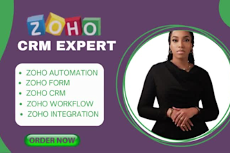 set up zoho one crm zoho form zoho sites and zoho books
