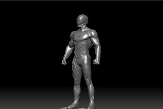 3d sculpt wearable armor, cosplay model, 3d helmet, mask, weapon for 3d printing