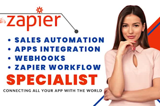 seamlessly do zapier automation zapier integration webhook API in 1 hour