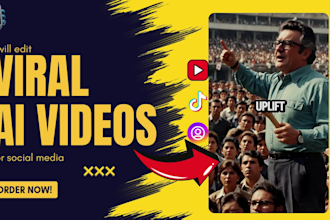 edit viral ai content, reels, tiktoks and shorts with ai voiceover