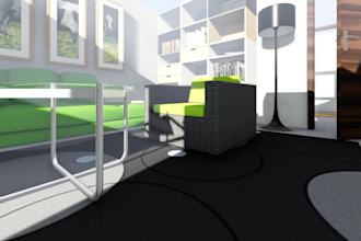 3d render your floor plan and interior