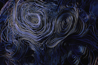4k 3d abstract art animation seamless loop motion website, nft digital art notch