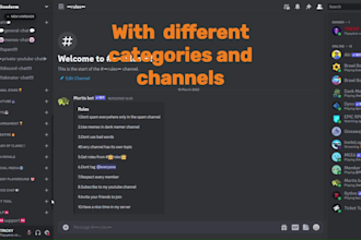 create a unique discord server
