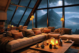 create cozy rain videos copyright free