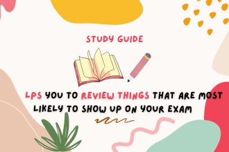 make study guides, notes, and flashcards