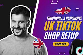 setup, fix and manage UK tiktok shop UK tiktok dropshipping