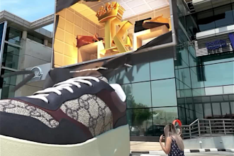 do 3d anamorphic billboard animation, vfx compositing, 3d cgi animation, cgi ads