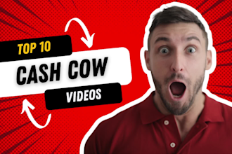 do top 10 cash cow videos and youtube automation channel