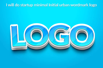 do minimal startup initial urban wordmark logo