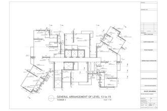 structure shop drawings and reinforcement  sections