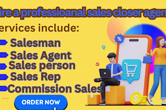 sales closer sales agent sales person sales rep and maximize sales