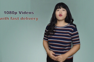 be your spokesperson with a green screen