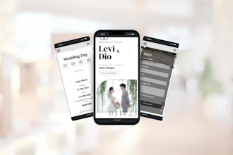 make invitation website with online rsvp for wedding event