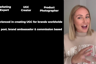 create engaging and authentic ugc for tiktok, instagram and facebook
