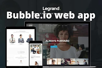 develop bubble website or mobile app with bubble io bubble