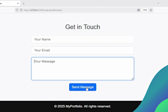 create a stunning personal portfolio website using HTML CSS js