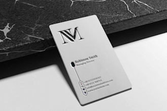 do professional luxury business card design