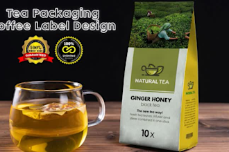 do amazing tea packaging and coffee label design