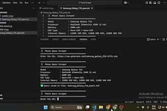 create a custom web scraper to extract data from any website