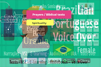 record an audiobook in brazilian portuguese