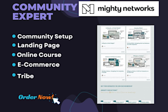 setup mighty networks, circle so, community management