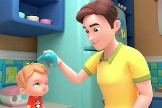 create fast viral kids learning videos for youtube animation for kids