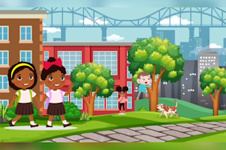 design african american children book illustration and kids illustration