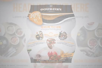 design a unique flyer or broucher in 12 hours
