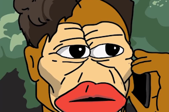 create funny meme coin art, meme coin video ,animated gif, pepe character