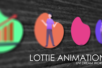 make a lottie animation based on your source vector design