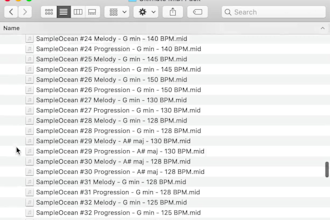 create a sample pack