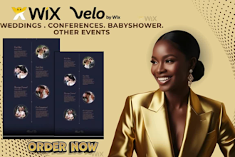 build an events, countdown, conferences, wedding website landing page