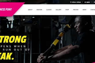 attractive fitness trainer, sports, gym, workout website