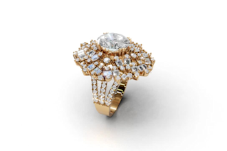 jewelery designer create a modern 3d cad jewelry design