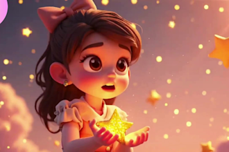 design engaging kids nursery rhymes and learning video