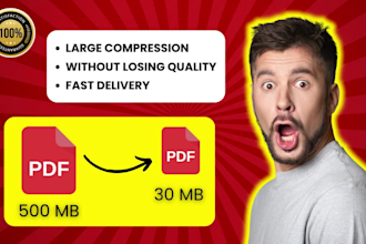 compress or reduce pdf file within 12 hours