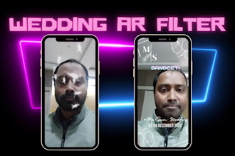 create tiktok filter for your wedding, birthday, or special event