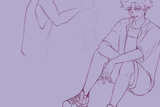 art of your favorite character in anime and webtoon style