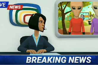 do 3d animation 2d cartoon animation with voiceover