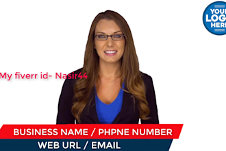 make spokesperson promo video for credit repair service